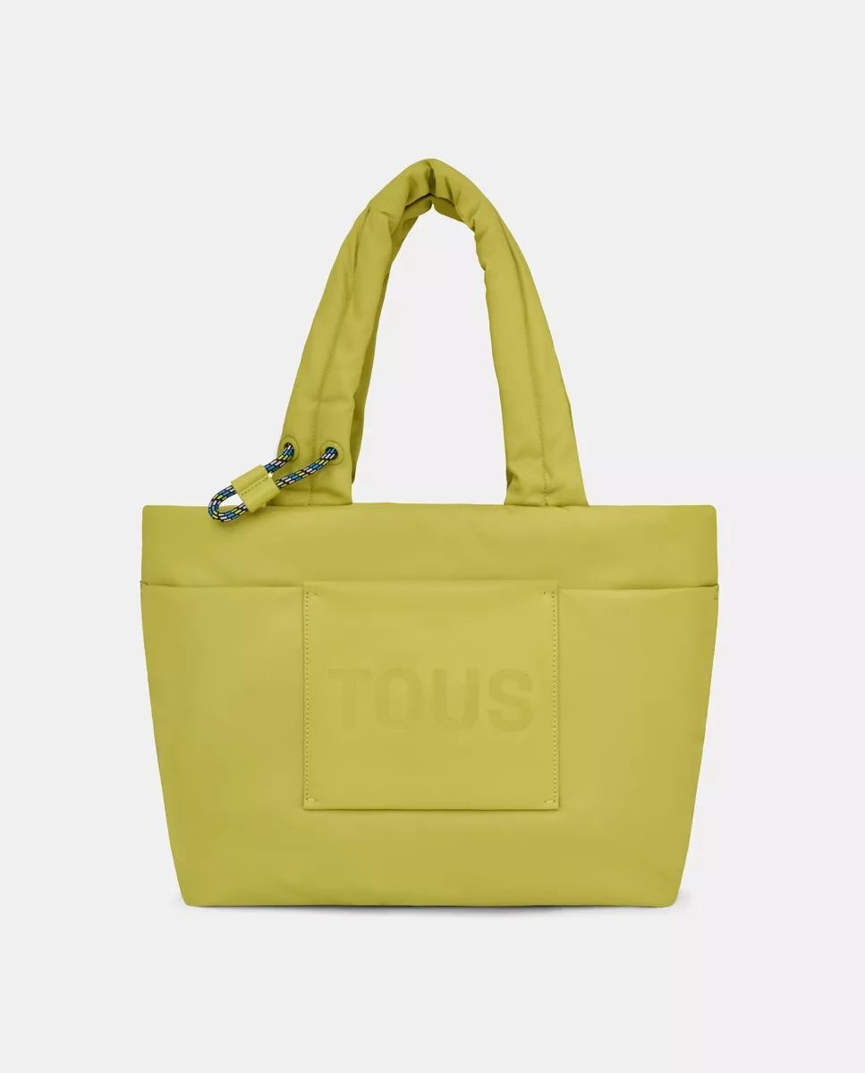 Tous - Bolso Shopper Grande Marina De Poliéster Reciclado En Verde Lima barato