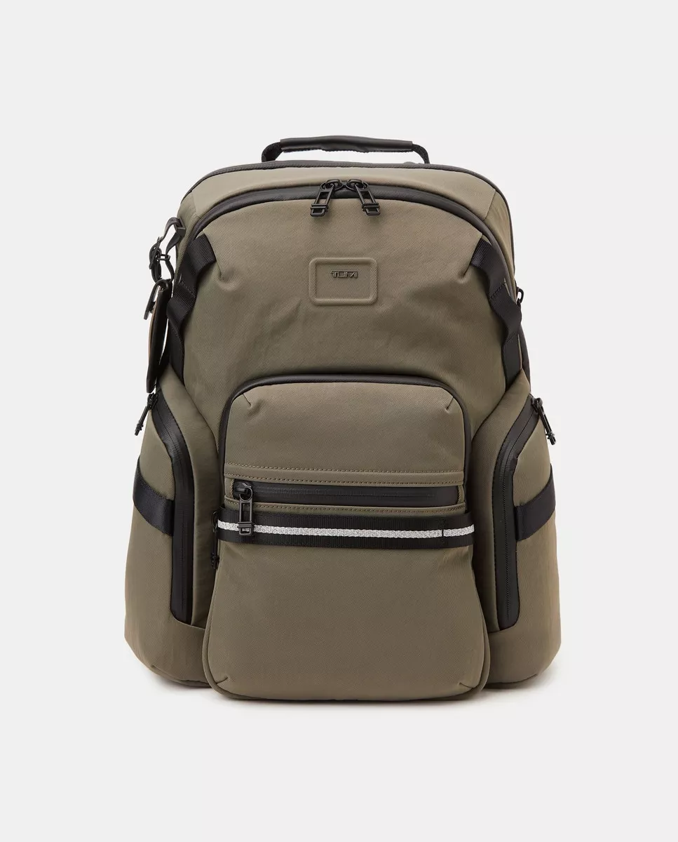 Tumi - Mochila De Nylon Navigation En Beige Con Bolsillos Exteriores barato