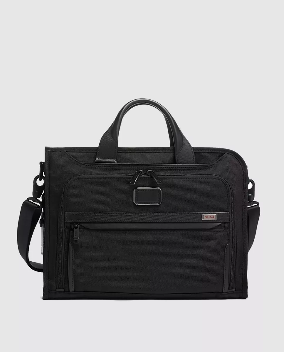 Tumi - Portadocumentos De Hombre Deluxe En Negro Con Cremallera barato