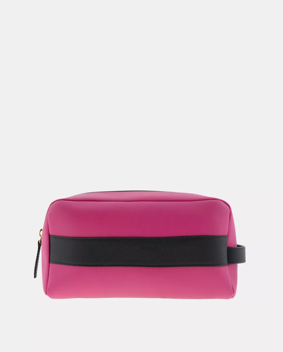 Villarrubia - Neceser Mediano De Piel Fucsia barato