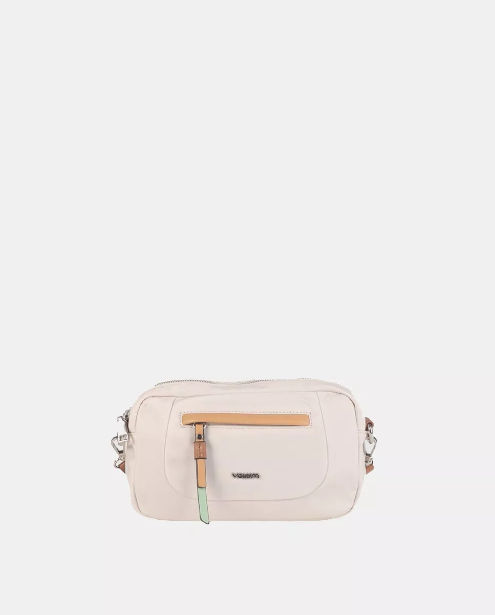 Volum - Bandolera De Nylon En Blanco Tamaño Pequeño Con Detalles De Diferente Color Y Acabado barato