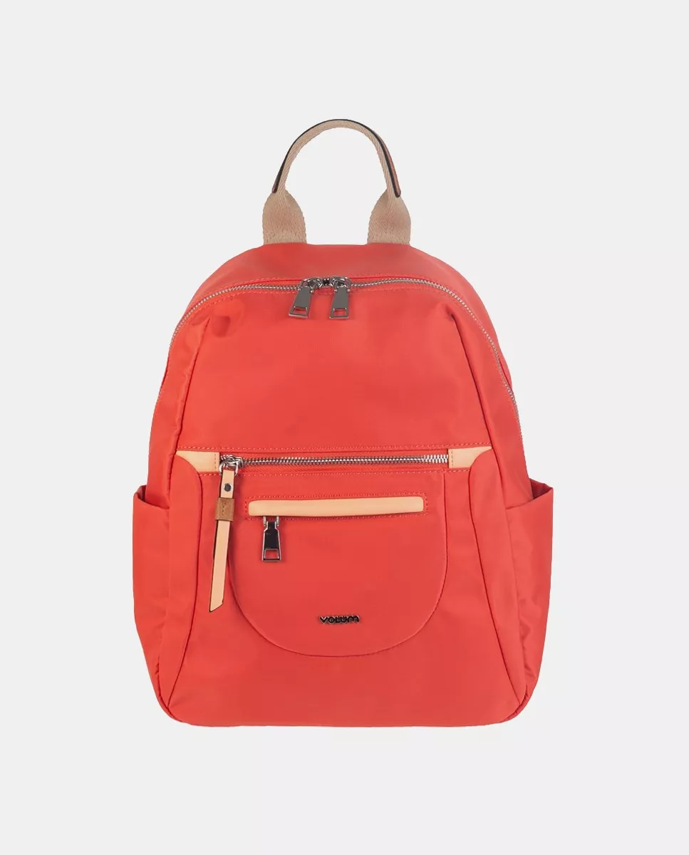 Volum - Mochila Naranja De Nylon barato