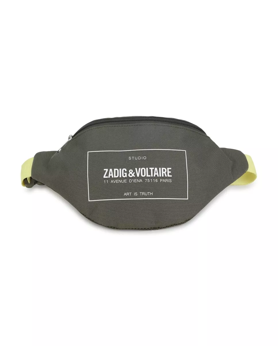 Zadig & Voltaire - Riñonera De Niño Verde Con Cremallera barato